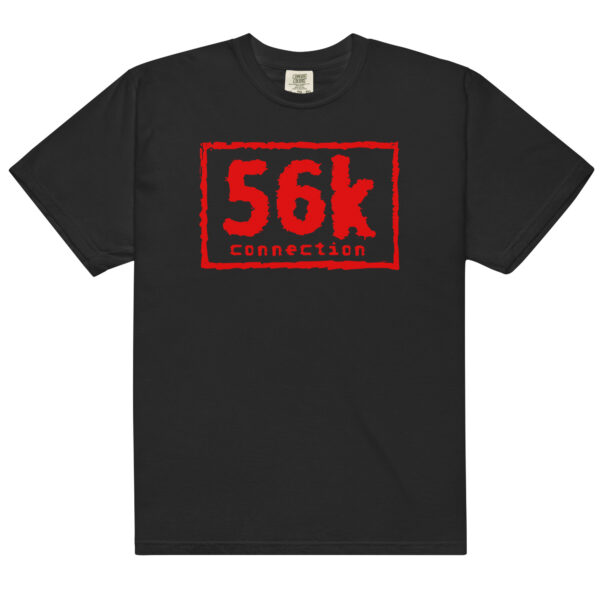 56k Connection 4 Life (Red on Black)